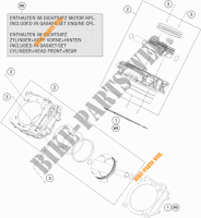 CILINDRO per KTM 1290 SUPER DUKE R SPECIAL EDITION ABS 2016