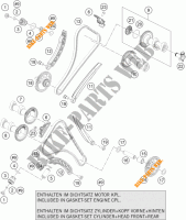 DISTRIBUZIONE  per KTM 1290 SUPER DUKE R SPECIAL EDITION ABS 2016