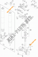 FORCELLA ANTERIORE / PIASTRA STERZO INFERIORE per KTM 1290 SUPER DUKE R SPECIAL EDITION ABS 2016