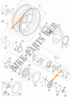 RUOTA POSTERIORE per KTM 1290 SUPER DUKE R SPECIAL EDITION ABS 2016