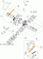RUOTA POSTERIORE per KTM 125 SX 2016