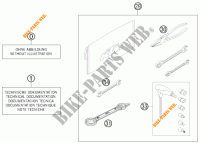 UTENSILI / MANUALE / OPZIONI per KTM 125 SX 2014