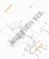 PINZA FRENO POSTERIORE per KTM 1290 SUPER DUKE R SPECIAL EDITION ABS 2016