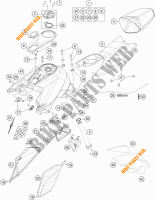 SERBATOIO / SELLA per KTM 1290 SUPER DUKE R SPECIAL EDITION ABS 2016