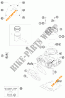 CILINDRO / TESTA per KTM 125 SX 2011