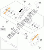 RUOTA ANTERIORE per KTM 125 SX 2011