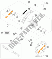 RUOTA ANTERIORE per KTM 125 SX 2009