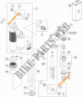 AMMORTIZZATORE (COMPONENTI) per KTM 1290 SUPER DUKE R WHITE 2018