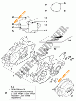 CARTER MOTORE per KTM 125 SX 2001
