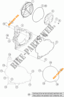 CARTER COPERCHIO FRIZIONE TRASMISSIONE per KTM 1290 SUPER DUKE R BLACK 2018