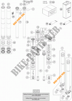 FORCELLA ANTERIORE (COMPONENTI) per KTM 450 SX-F FACTORY EDITION 2018