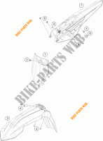 PLASTICHE per KTM 450 SX-F FACTORY EDITION 2018
