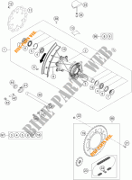 RUOTA POSTERIORE per KTM 450 SX-F FACTORY EDITION 2018