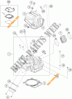 TESTA CILINDRO per KTM 450 SX-F FACTORY EDITION 2018