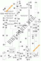 FORCELLA ANTERIORE (COMPONENTI) per KTM 450 SX-F FACTORY EDITION 2013