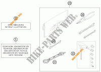 UTENSILI / MANUALE / OPZIONI per KTM 450 SX-F FACTORY EDITION 2013