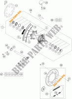 RUOTA POSTERIORE per KTM 450 SX-F 2018