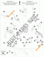CARBURATORE per KTM 450 SX-F 2010