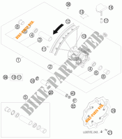 RUOTA ANTERIORE per KTM 450 SX-F 2010