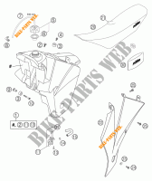 SERBATOIO / SELLA per KTM 450 SXS RACING 2004