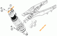 AMMORTIZZATORE per KTM 350 SX-F 2011