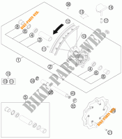 RUOTA ANTERIORE per KTM 350 SX-F 2011