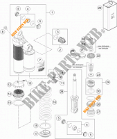 AMMORTIZZATORE (COMPONENTI) per KTM 1290 SUPER DUKE R WHITE 2017