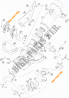 SCARICO per KTM 1290 SUPER DUKE R WHITE 2017