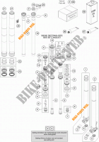 FORCELLA ANTERIORE (COMPONENTI) per KTM 250 SX 2019
