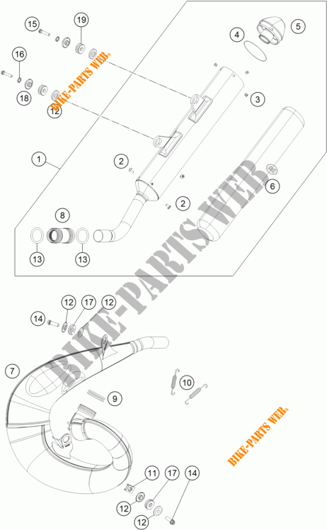 SCARICO per KTM 250 SX 2019