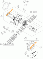 RUOTA POSTERIORE per KTM 250 SX 2019