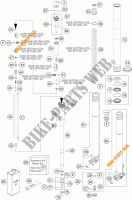 FORCELLA ANTERIORE (COMPONENTI) per KTM 250 SX 2016