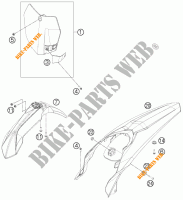 PLASTICHE per KTM 250 SX 2016