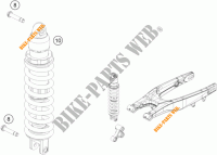 AMMORTIZZATORE per KTM 250 SX 2015