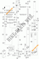 FORCELLA ANTERIORE (COMPONENTI) per KTM 250 SX 2015