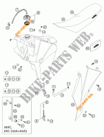 SERBATOIO / SELLA per KTM 250 SX 2004
