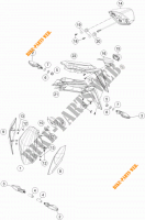 FARO / FANALE per KTM 1290 SUPER DUKE R ORANGE ABS 2016