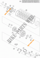 FRIZIONE per KTM 1290 SUPER DUKE R ORANGE ABS 2016