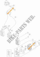 PINZA FRENO ANTERIORE per KTM 1290 SUPER DUKE R ORANGE ABS 2016