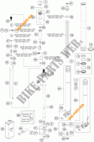 FORCELLA ANTERIORE (COMPONENTI) per KTM 150 SX 2015