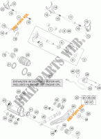 SELETTORE CAMBIO per KTM 1290 SUPER DUKE R ORANGE ABS 2016