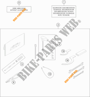 UTENSILI / MANUALE / OPZIONI per KTM 1290 SUPER DUKE R BLACK ABS 2016