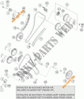 DISTRIBUZIONE  per KTM 1290 SUPER DUKE R ORANGE ABS 2016