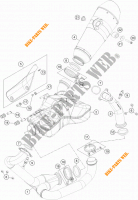 SCARICO per KTM 1290 SUPER DUKE R ORANGE ABS 2016
