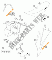 SERBATOIO / SELLA per KTM 105 SX 2004
