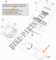 CILINDRO per KTM 1290 SUPER DUKE R ORANGE ABS 2016