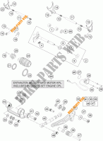 SELETTORE CAMBIO per KTM 1290 SUPER DUKE R ORANGE ABS 2016