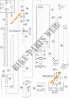 FORCELLA ANTERIORE (COMPONENTI) per KTM 85 SX 17/14 2017