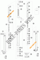 FORCELLA ANTERIORE (COMPONENTI) per KTM 65 SX 2008