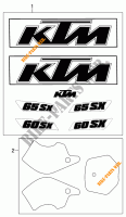 ADESIVI per KTM 60 SX 2000